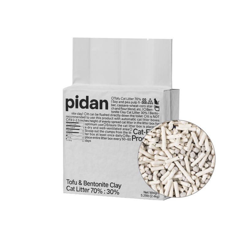 Tofu & Bentonite Clay 70%:30% Cat Litter (4 Bags)