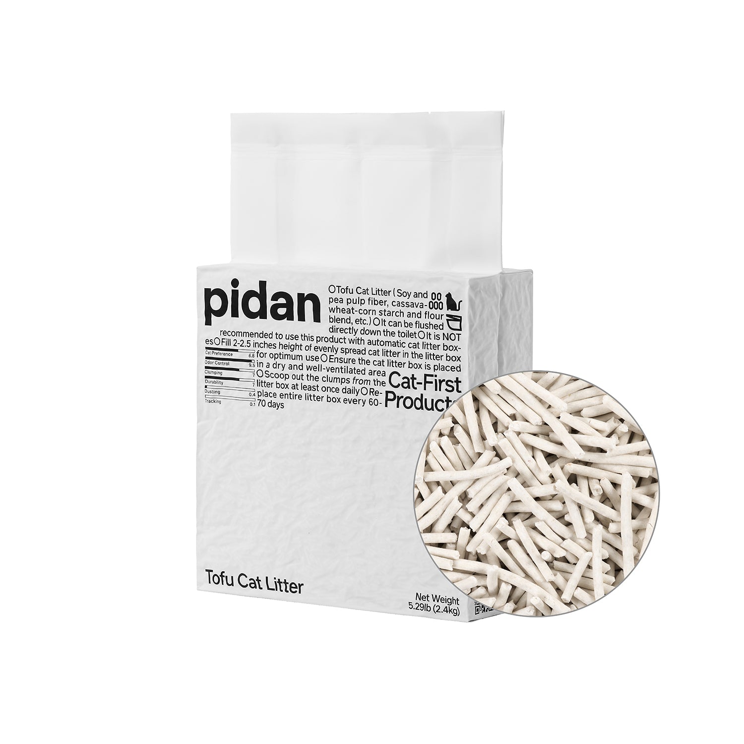 Pure Tofu Cat Litter (4 Bags)