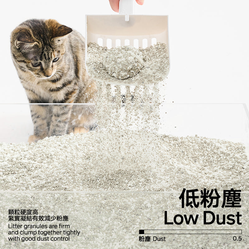 木薯膨潤土40%:60%混合貓砂（4包裝）